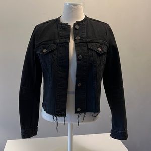 Levi’s Altered Trucker Black Denim Jacket Size Small